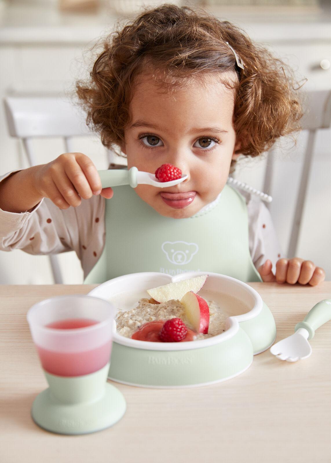 Baby Dinner set powder green - BabyBjörn