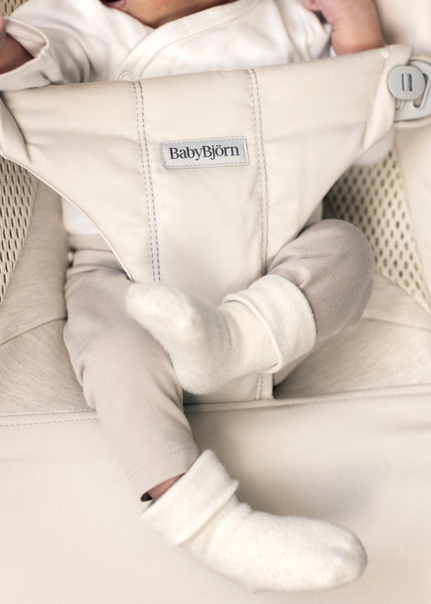 Bouncer Balance Soft in Light beige Tri Fabric - BabyBjörn